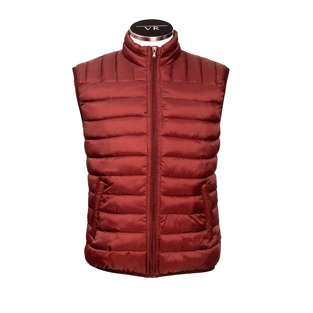 Chaleco Guy Laroche CH00079 - Vino - Frente ghost mannequin Imagen principal del producto