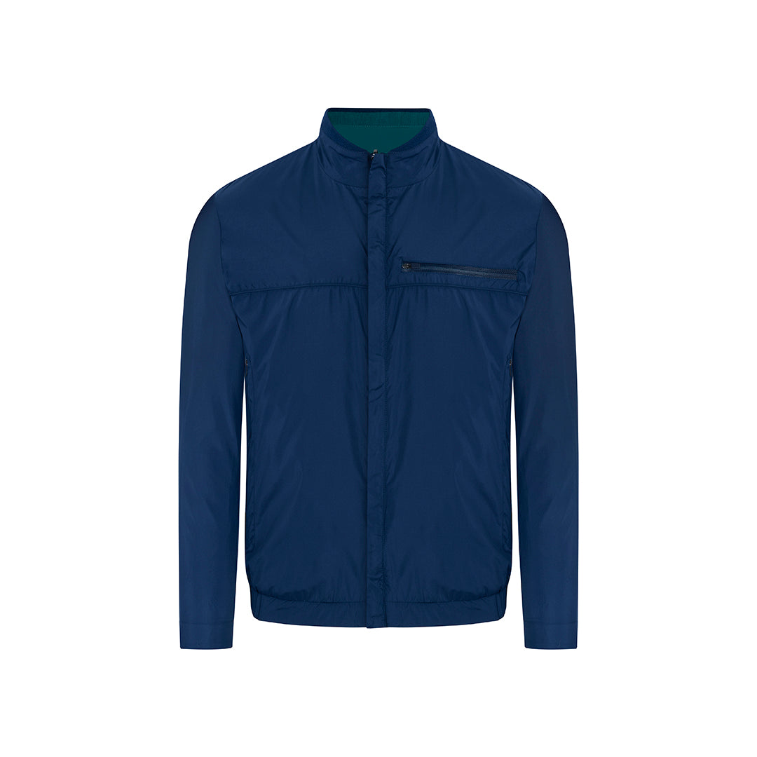 Chaqueta doble faz de Perry Ellis (Azul - Verde)