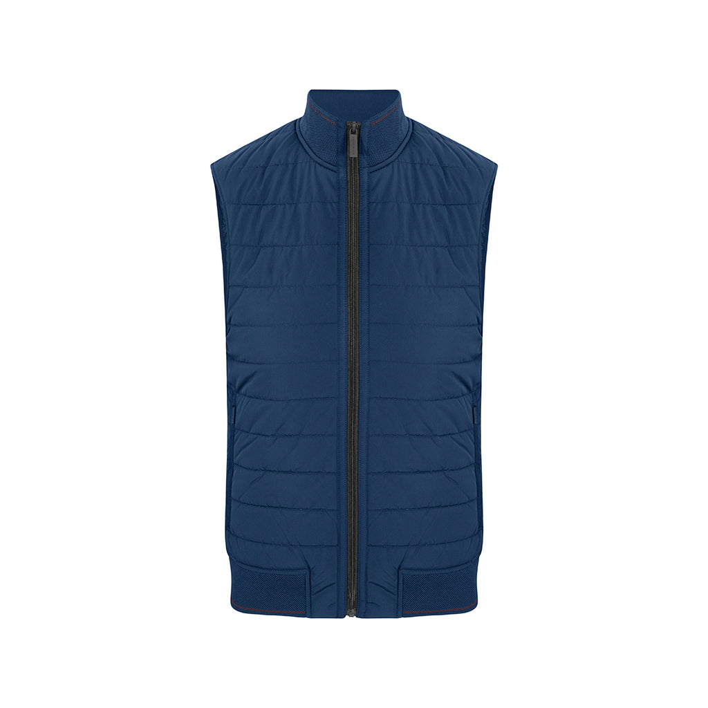 Chaleco Perry Ellis CH00112 - Azul Oscuro - Frente ghost mannequin