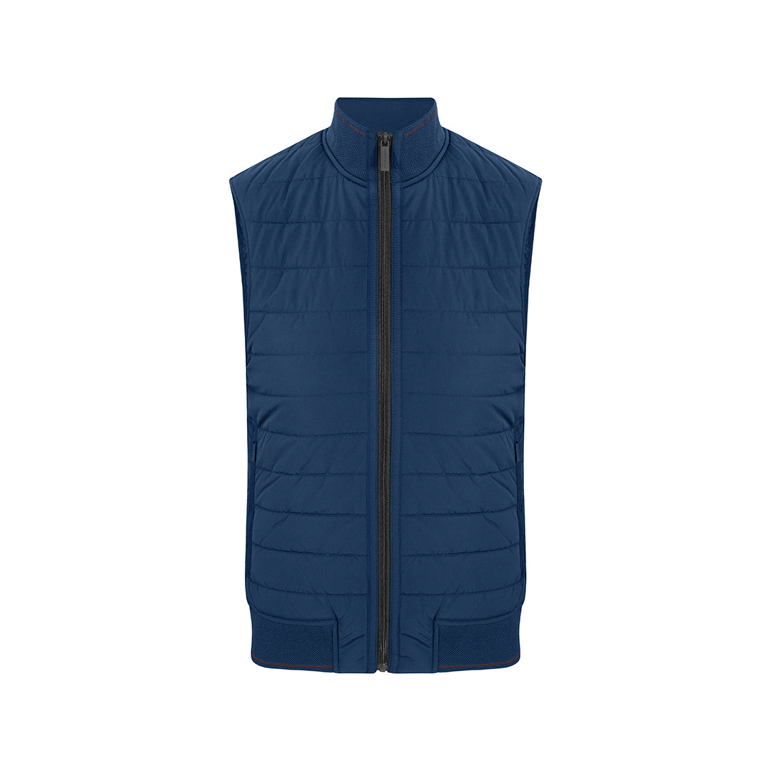 Chaleco Perry Ellis CH00112 - Azul Oscuro - Frente ghost mannequin