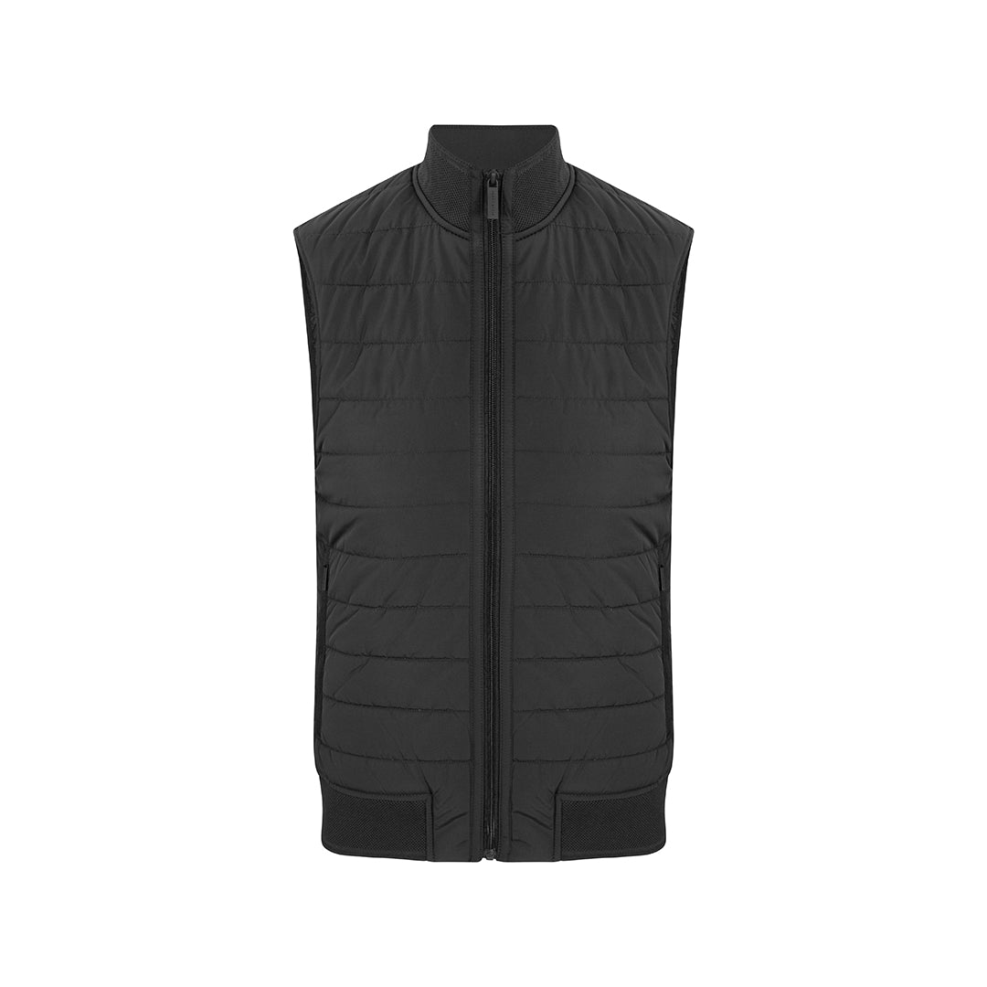 Chaleco Perry Ellis CH00112 - Negro - Frente ghost mannequin Imagen principal del producto