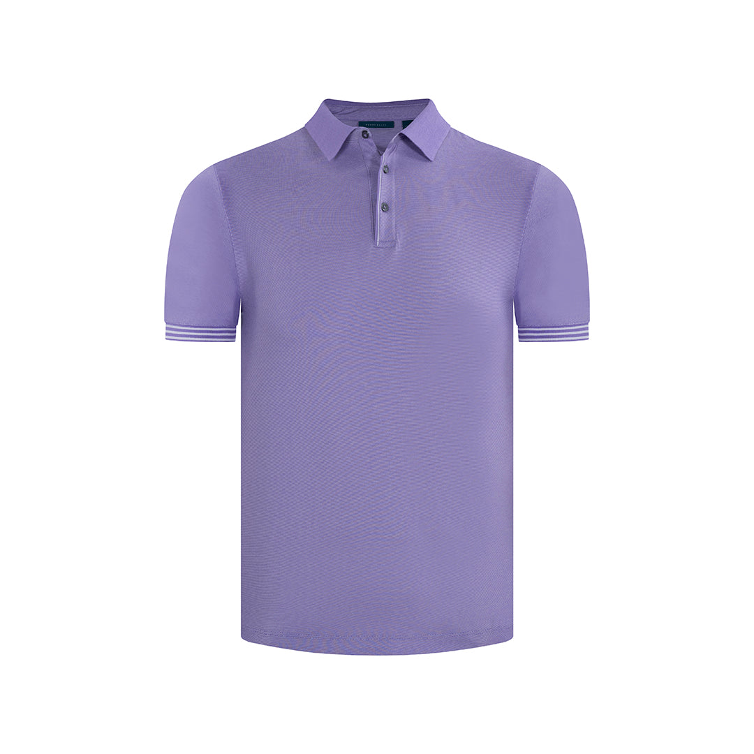 Camiseta Tipo Polo en color Lila de Perry Ellis CM00112101