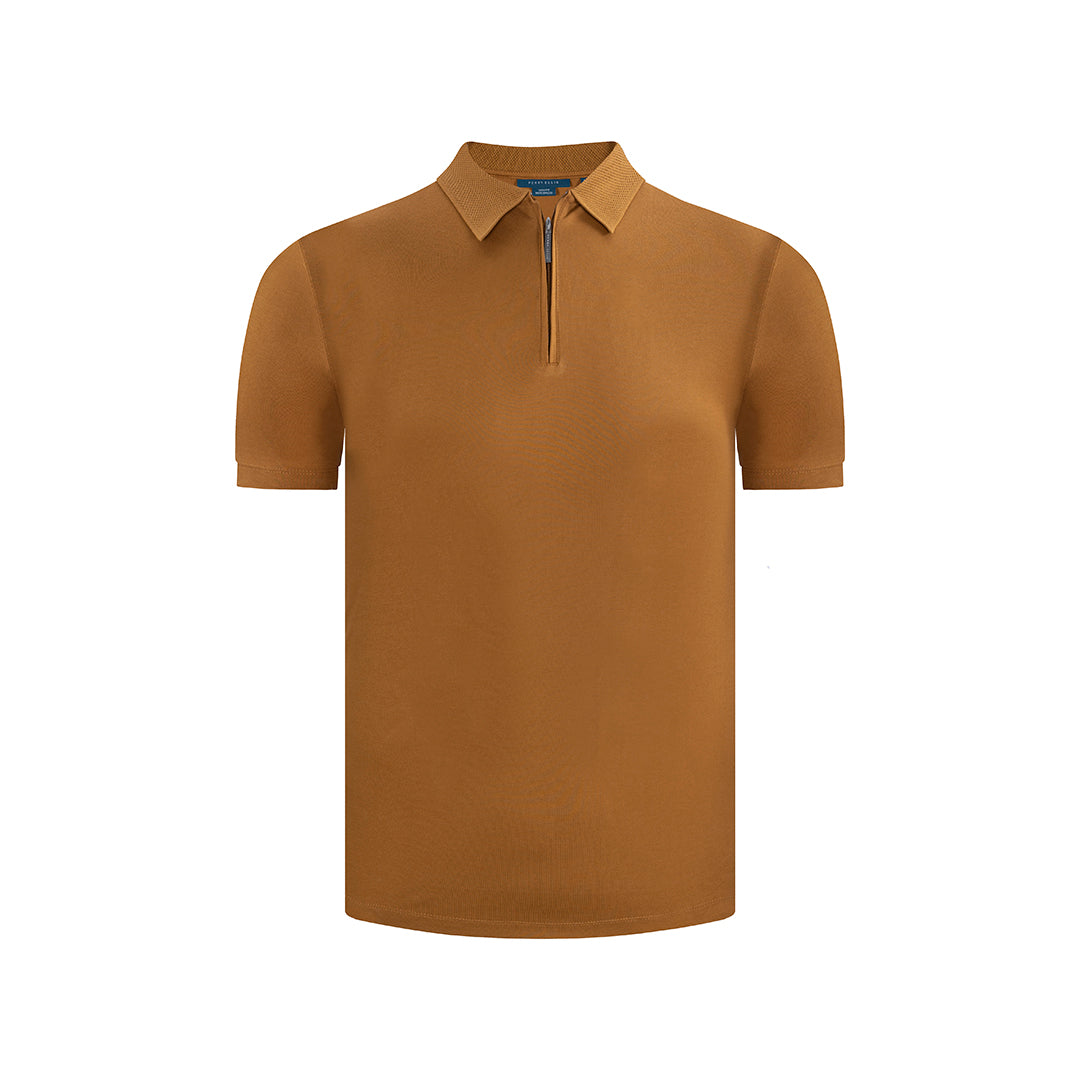 Camiseta Tipo Polo en color Habano Medio de Perry Ellis CM00117042