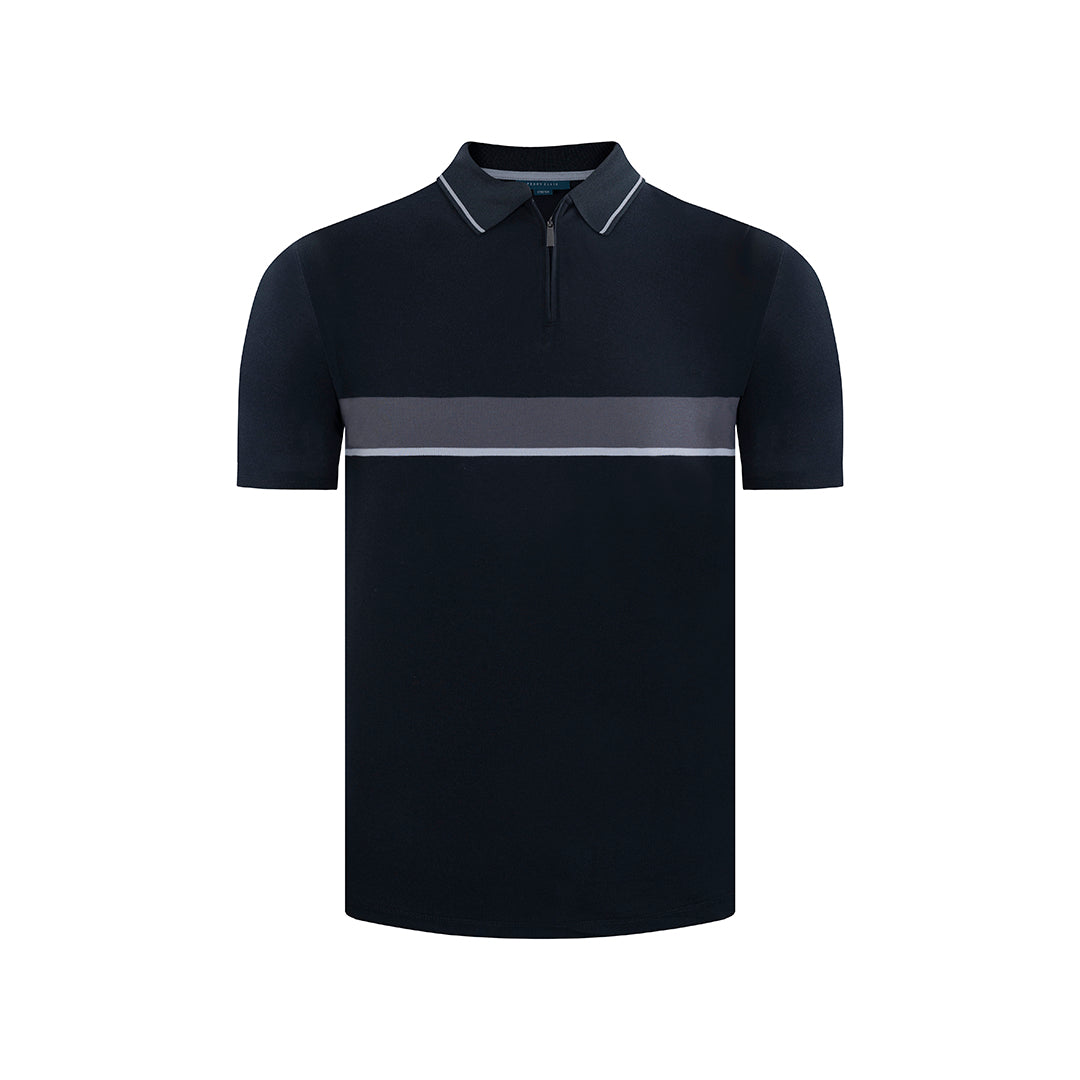 Camiseta Tipo Polo en color Negro de Perry Ellis CM00120031