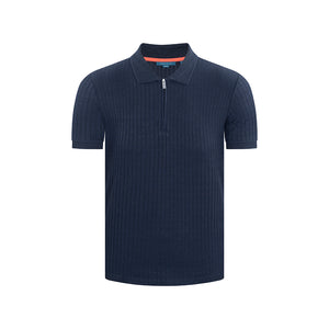 Camiseta Tipo Polo en color Azul Oscuro de Perry Ellis CM00123013