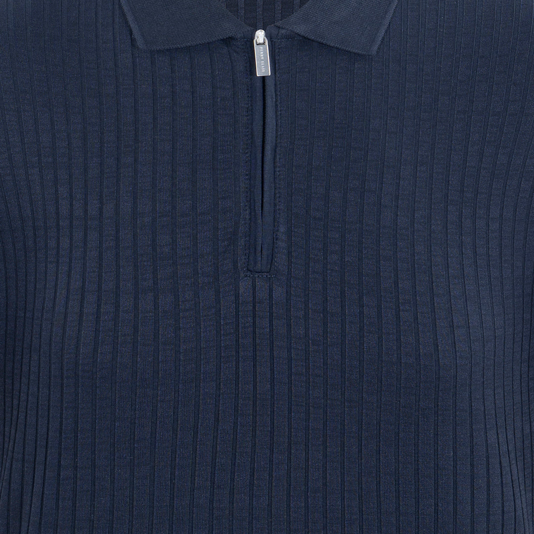 Camiseta Tipo Polo en color Azul Oscuro de Perry Ellis CM00123013