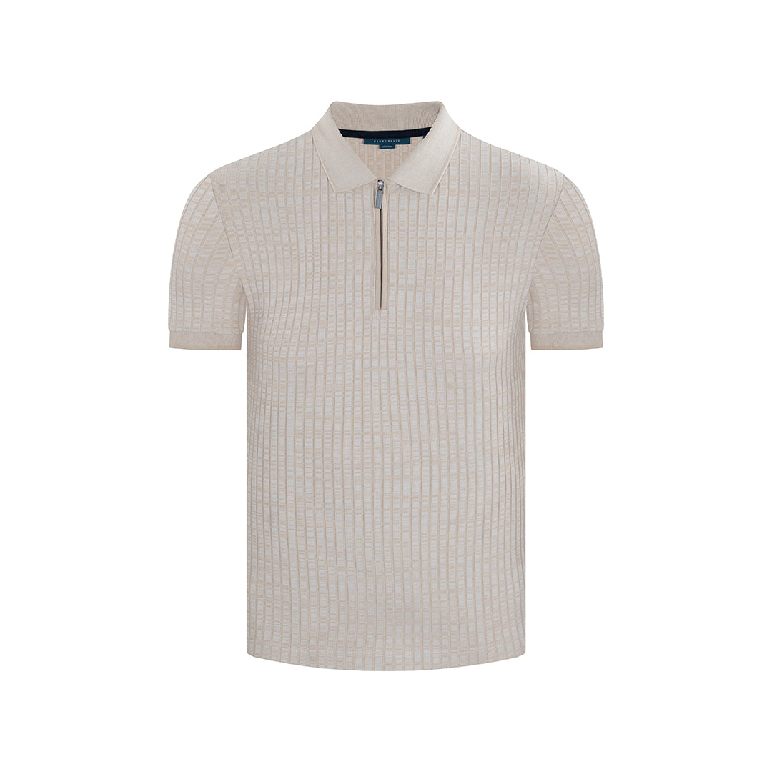 Camiseta Tipo Polo en color Gris Claro de Perry Ellis CM00123021
