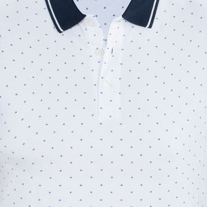 Camiseta Tipo Polo en color Blanco de Perry Ellis CM00125000