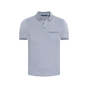 Camiseta Tipo Polo en color Blanco de Perry Ellis CM00126000