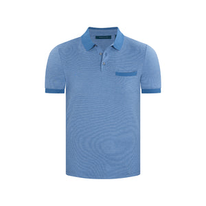 Camiseta Tipo Polo en color Azul Claro de Perry Ellis CM00126011