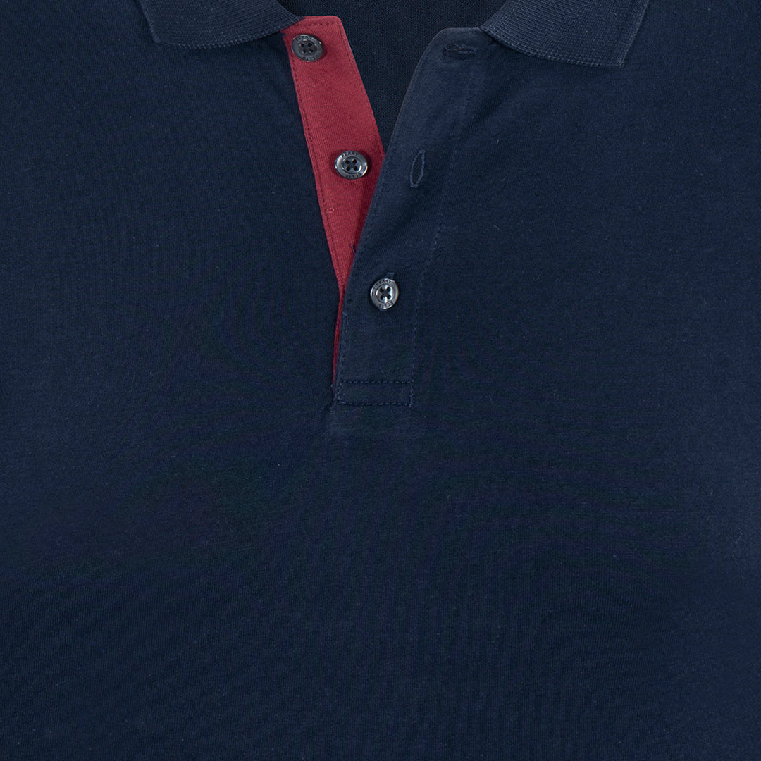 Camiseta Tipo Polo en color Azul Oscuro de Perry Ellis CM00127013