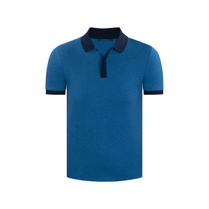 Camiseta Tipo Polo en color Azul Oscuro de Perry Ellis CM00128013