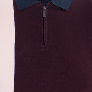 Camiseta Tipo Polo en color Azul Oscuro de Perry Ellis CM00130013