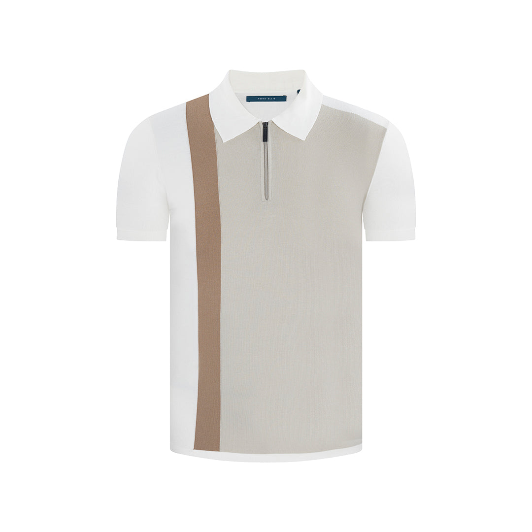 Camiseta Tipo Polo en color Habano Claro de Perry Ellis CM00130041