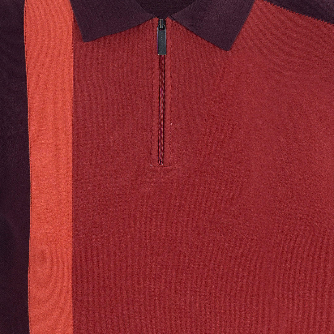 Camiseta Tipo Polo en color VinoTinto de Perry Ellis CM00130151