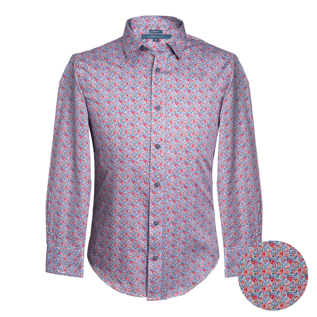 Camisa Sport en color Azul Oscuro de Perry Ellis CS00849013