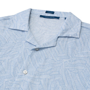 Camisa manga corta en color Azul Claro de Perry Ellis CS00881C011