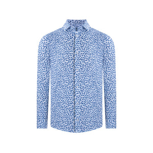 Camisa Sport en color Azul Medio de Perry Ellis CS00883012