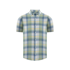 Camisa manga corta en color Verde Medio de Perry Ellis CS00885C072