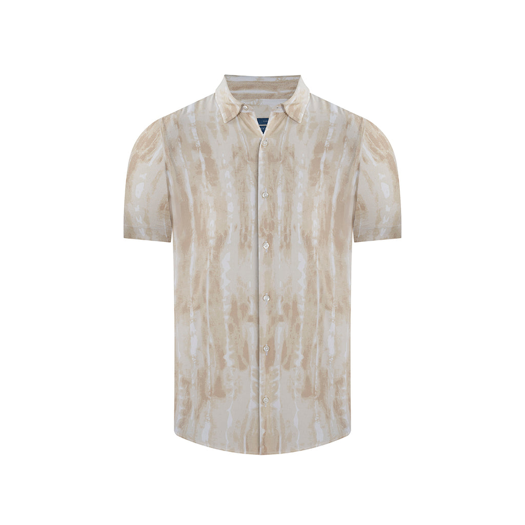 Camisa Sport Beige Classic Fit Perry Ellis CS00890
