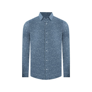 Camisa Sport en color Azul Oscuro de Perry Ellis CS00912013