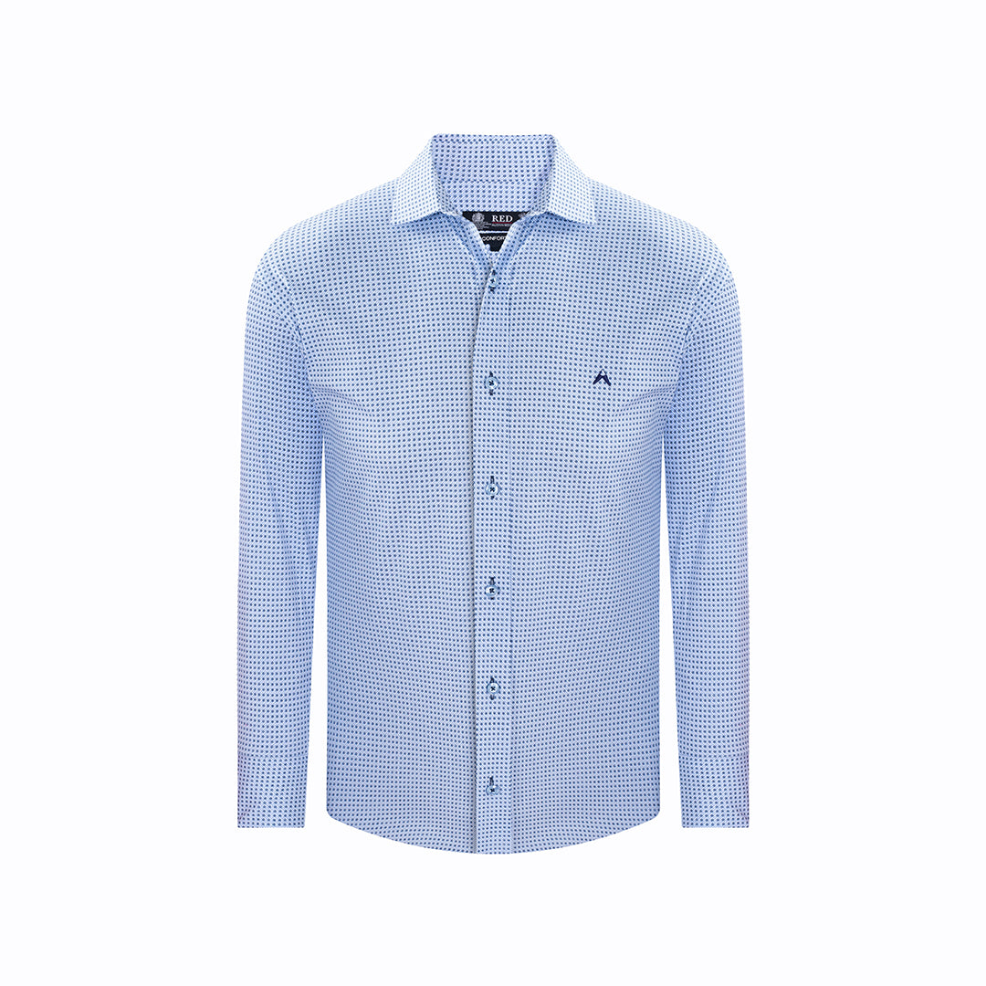 Camisa Sport en color Azul Medio CS00922012