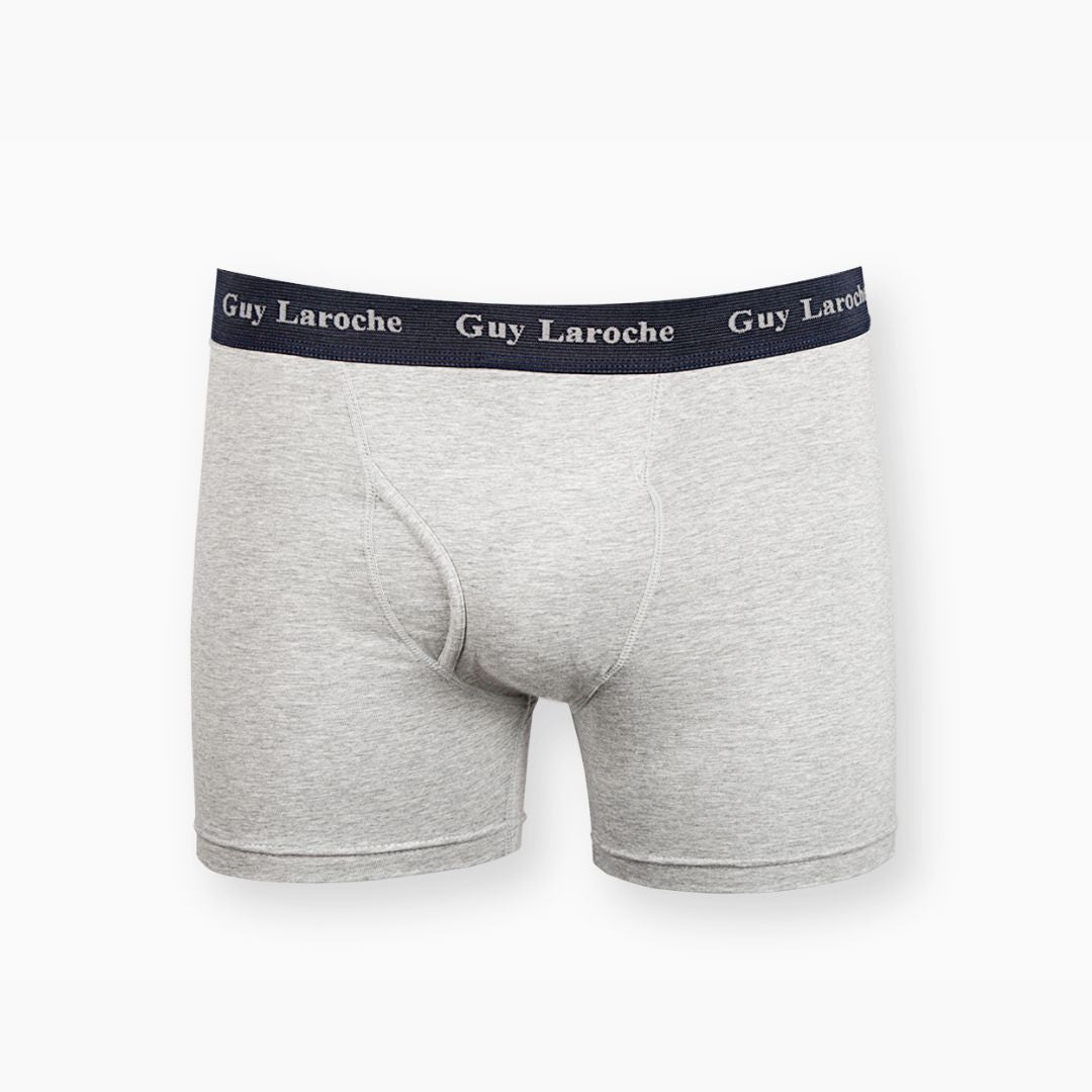 Boxer Guy Laroche PA00041 - Gris Medio - Frente ghost mannequin