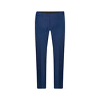 Pantalón Azul Classic Fit Austin Reed PF00005C - Azul Medio - Detalle pantalón
