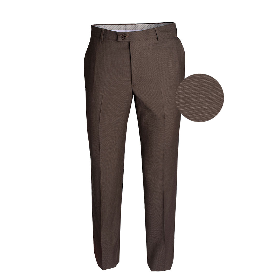 PantalÃ³n Classic Fit Austin Reed PF00181 - Cafe Oscuro - frente Imagen principal del producto