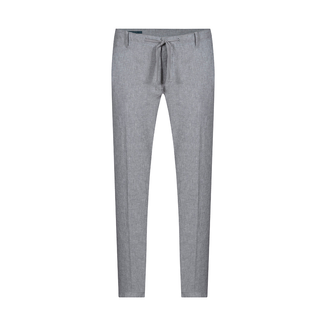 Pantalón en Lino Gris Medio de Perry Ellis PS00153022