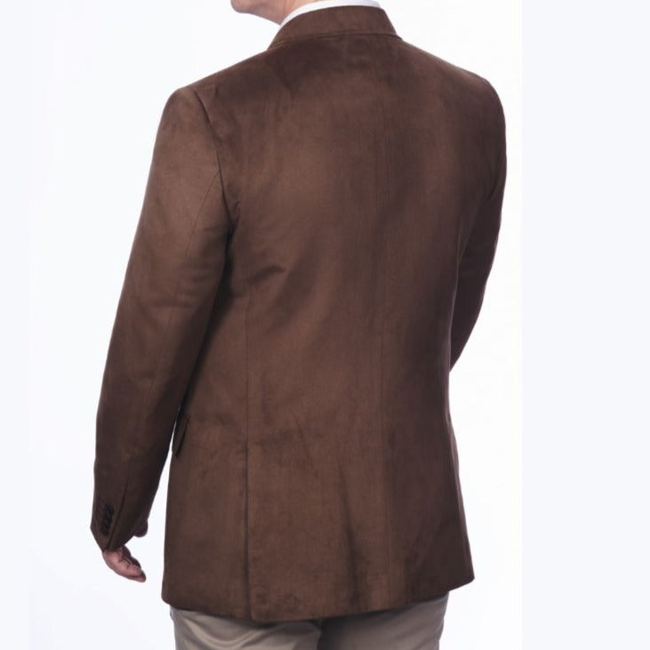 Saco Gamuza Classic Fit Guy Laroche SA00363 - Cafe Oscuro - Modelo lifestyle