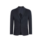 Saco Punto Classic Fit Austin Reed SA00489 - Azul Oscuro - Frente ghost mannequin