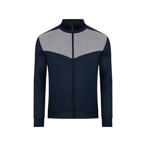 Sweater con cremallera en color Azul Oscuro de Perry Ellis SW00087013