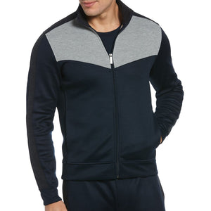 Sweater con cremallera en color Azul Oscuro de Perry Ellis SW00087013