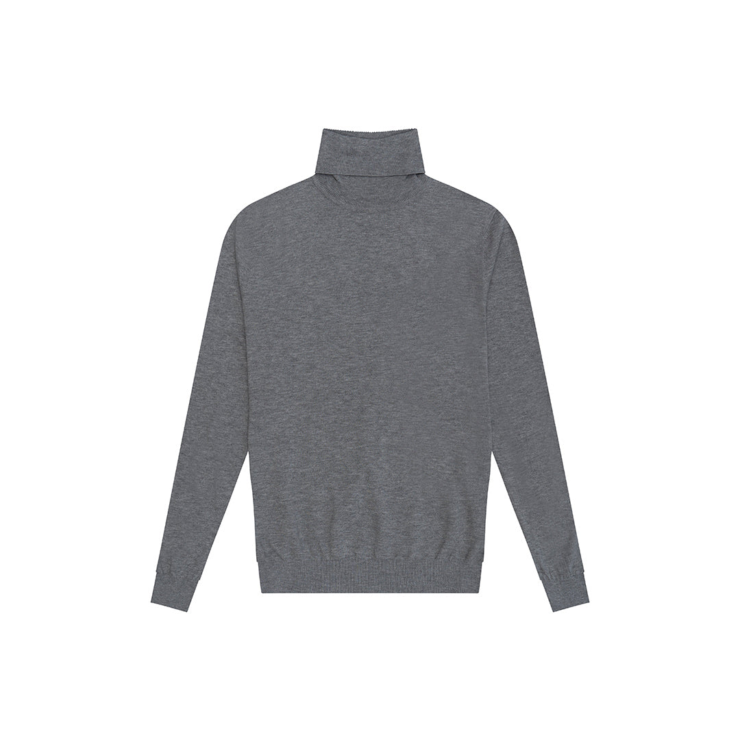 Sweater Cuello Tortuga Gris oscuro de Perry Ellis SW00097023