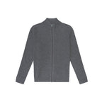 Sweater Perry Ellis Cremallera SW00100 - Gris Claro - Frente ghost mannequin