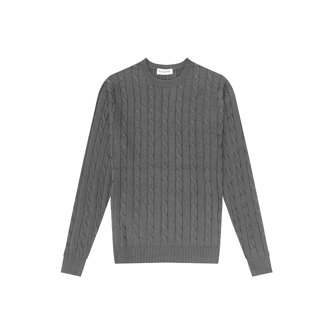 Sweater en Lana Gris Claro de Guy Laroche SW00107021