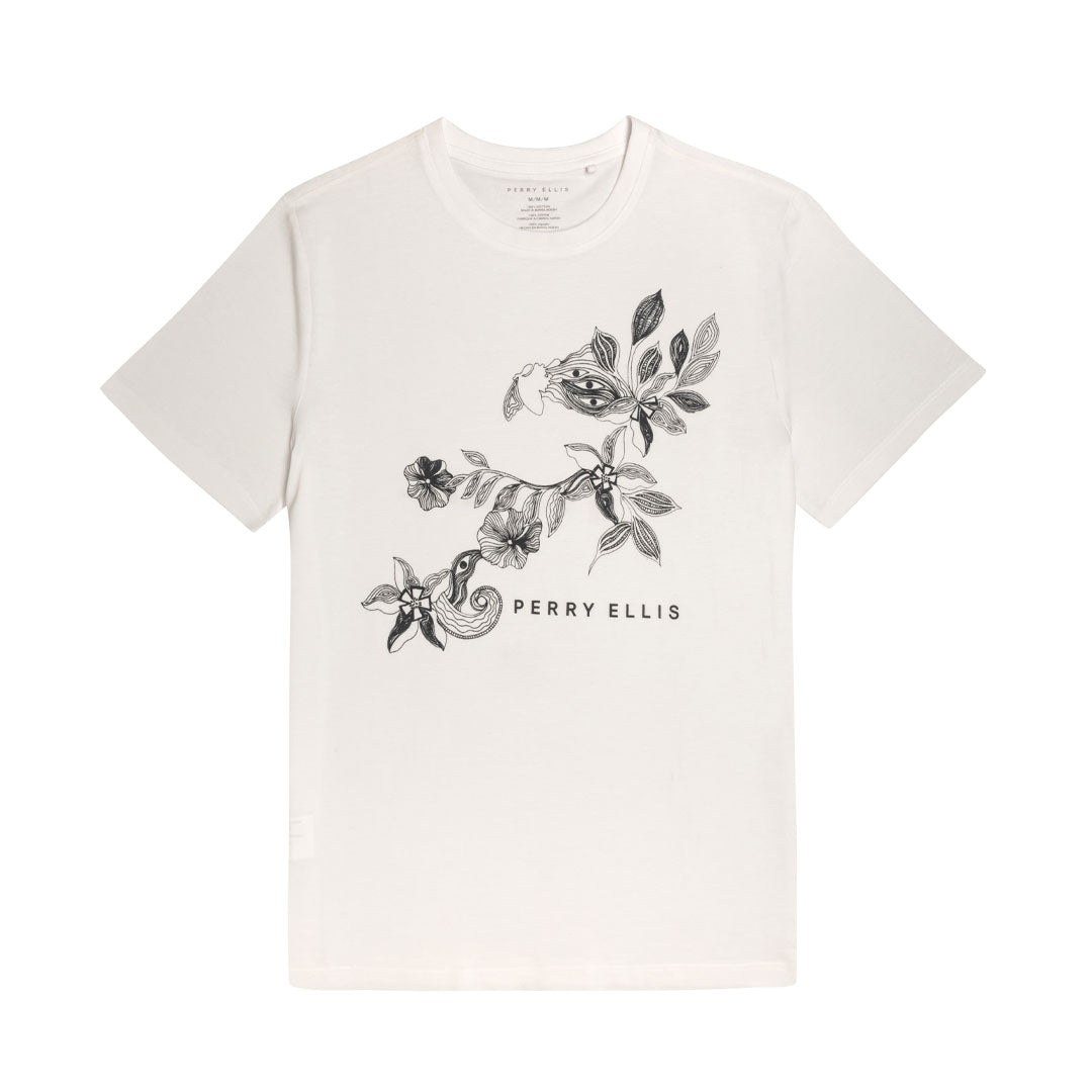 Camiseta en color Blanco de Perry Ellis TS00004000