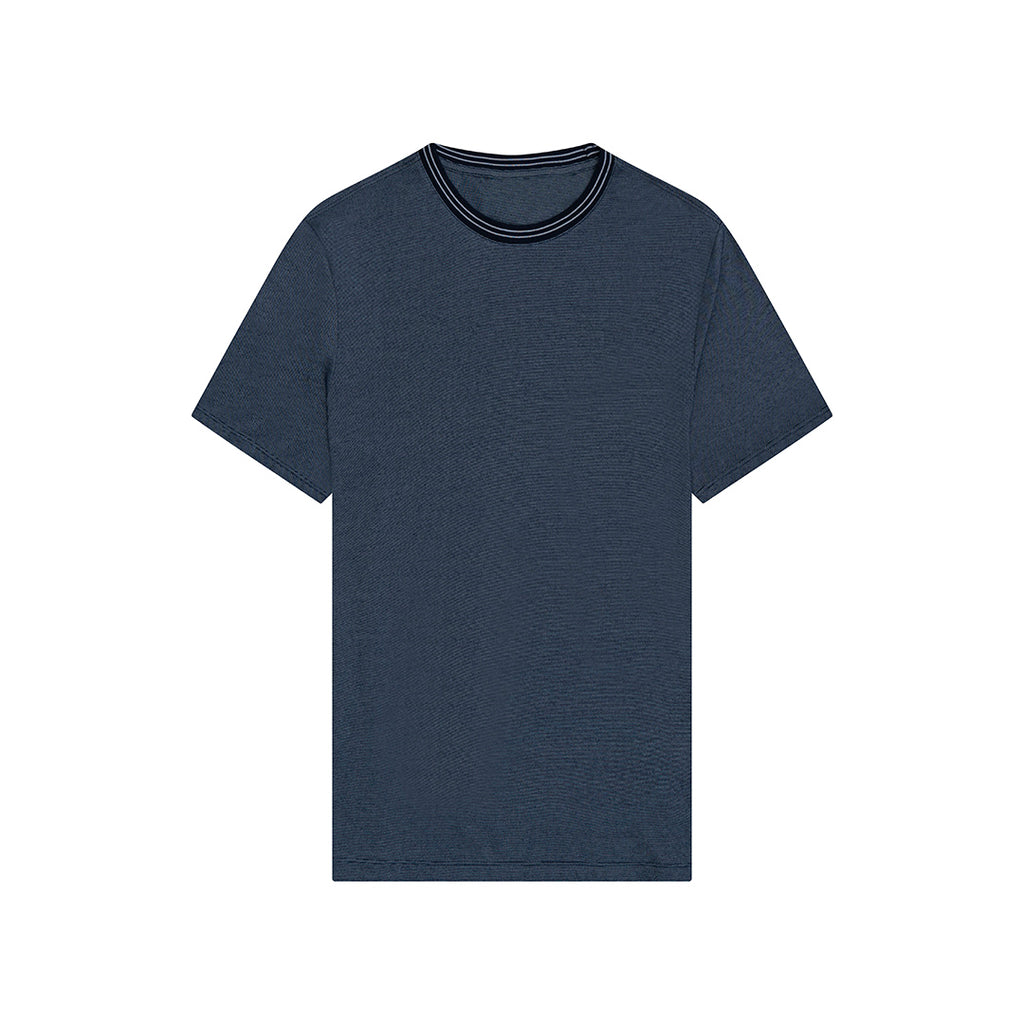 T-Shirt Perry Ellis TS00012 - Azul Oscuro - Frente ghost mannequin