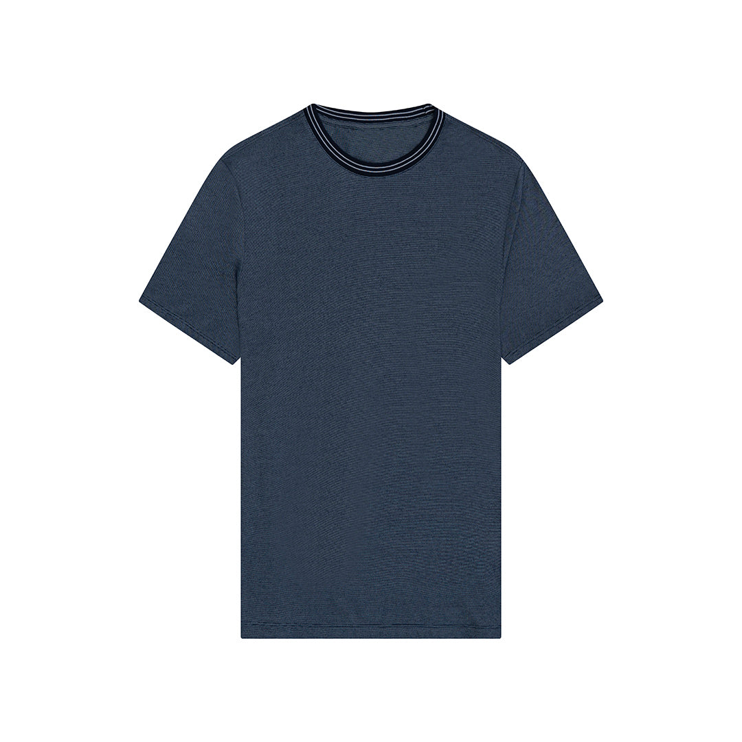 T-Shirt Perry Ellis TS00012 - Azul Oscuro - Frente ghost mannequin