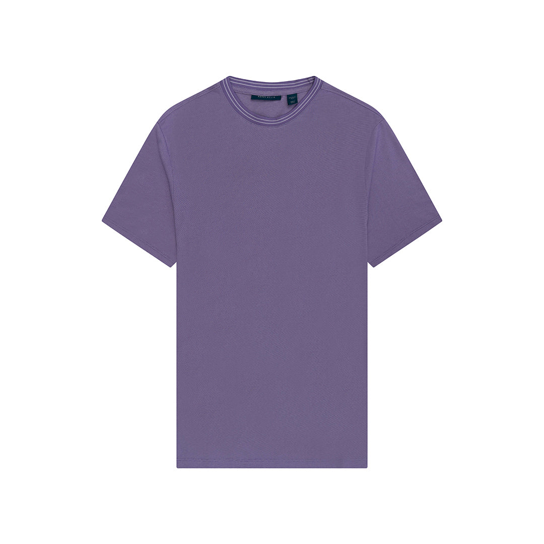 T-Shirt Perry Ellis TS00012 - Lila - Frente ghost mannequin Imagen principal del producto