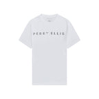 T-Shirt Perry Ellis Blanco TS00013 - Frente ghost mannequin
