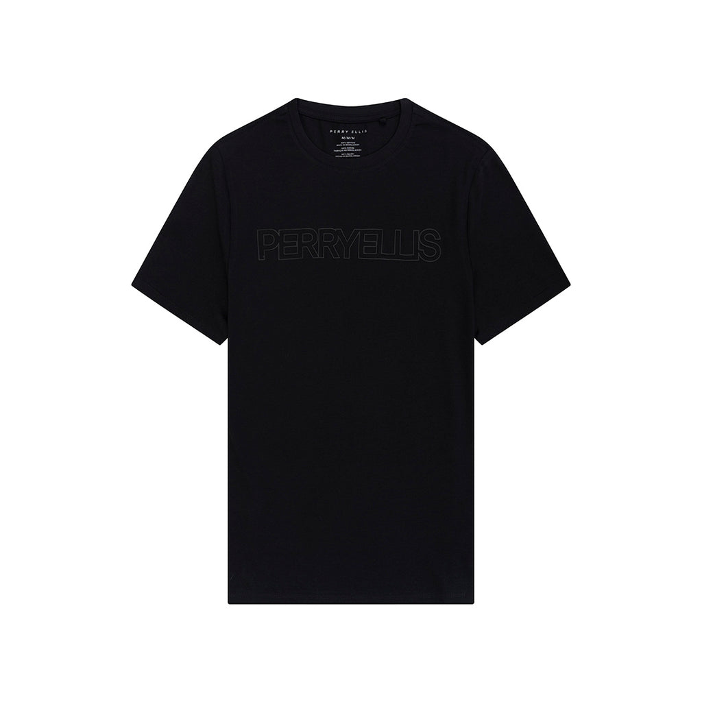 T-Shirt Perry Ellis Negra TS00014 – Villaromana