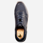 Sneakers Casual Austin Reed ZA00116 - Azul Oscuro - Detalle textura